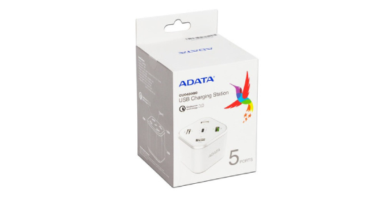 ESTACIÓN DE CARGA ADATA USB DE  5 PUERTOS 48w