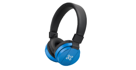 AUDIFONO BLUETOOTH CON MICROFONO KLIPXTREME OBSESSION KHS620CY AZUL