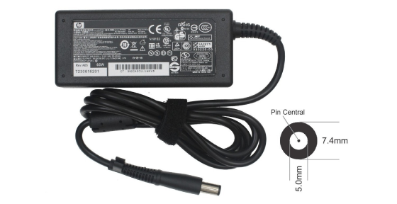 CARGADOR OEM PARA LAPTOP HP PUNTA DE AGUJA 19v 4.74a 90w 7.4x5.0mm