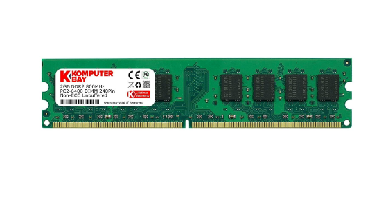 MEMORIA RAM DDR2 KOMPUTERBAY 2GB 800MHz PC