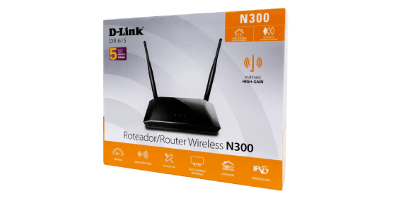 ROUTER & REPETIDOR DLINK N300 2 ANTENAS 300Mbps 5DBI