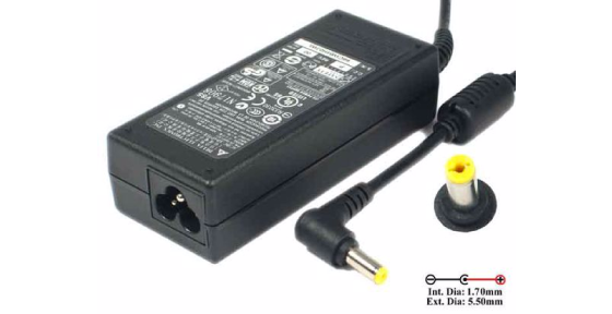 CARGADOR OEM PARA LAPTOP ACER PUNTA AMARILLA 19v 3.42a, 5.5*1.7mm