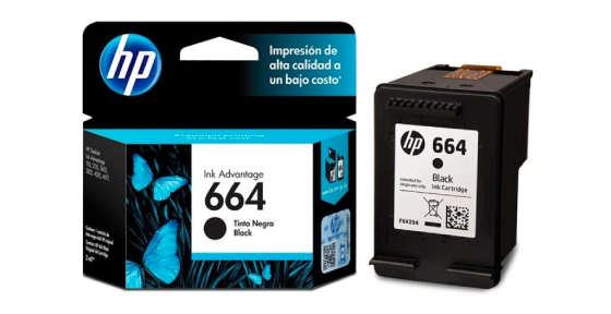 CARTUCHO HP 664 NEGRO