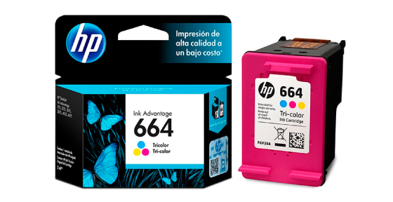 CARTUCHO HP 664 TRICOLOR