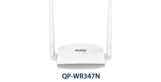 ROUTER QPCOM QP-WR347N 2.4GHZ 300MBPS 2ANTENAS 5DBI 3LAN