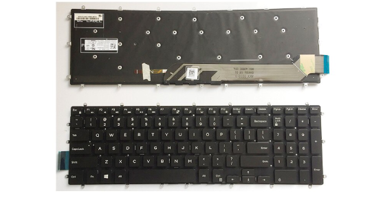 KEYBOARD DELL INSPIRON 7567 7566 7577 7587 7570 7580 NEGRO, RETROILUMINADO, CON MARCO, INGLES