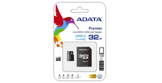 MICRO SDHC ADATA 32GB CLASS 10 CON ADAPTADOR