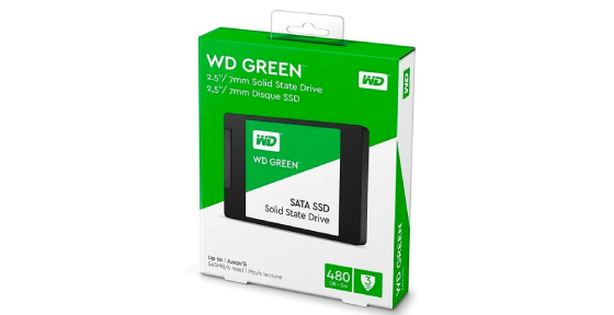 SSD INTERNO 480GB 2.5inc WESTER DIGITAL INTERNO GREEN