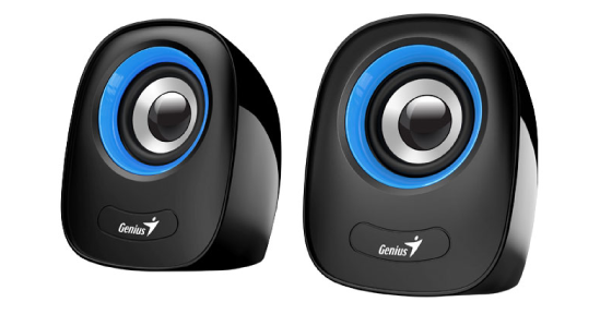 PARLANTE GENIUS SPQ160 AZUL, 6W, USB, E. AUDIO 3.5MM, CONTROL DE VOLUMEN