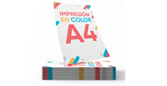 IMPRESIONES A4 COLOR DESDE