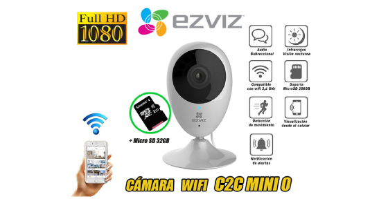 CAMARA IP EZVIZ C2C MINI O PLUS 1080P L 2.8MM