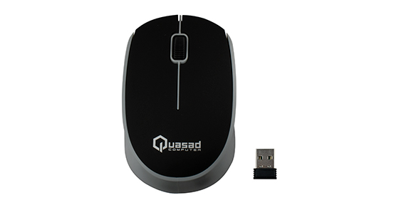 MOUSE INALAMBRICO QUASAD QM-610 GRIS