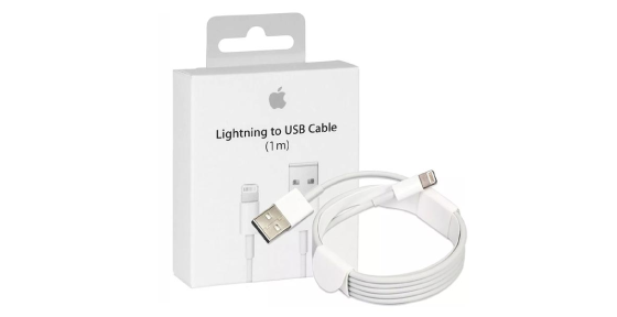 CABLE IPHONE CAJA MQUE2ZM/A LIGHTNING A USB 1M