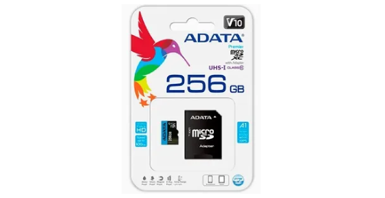 MICRO SDHC ADATA 256GB WITH ADAPTER UHS-I CLASS 10