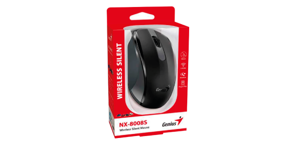 MOUSE GENIUS NX-8008S INALAMBRICO USB NEGRO