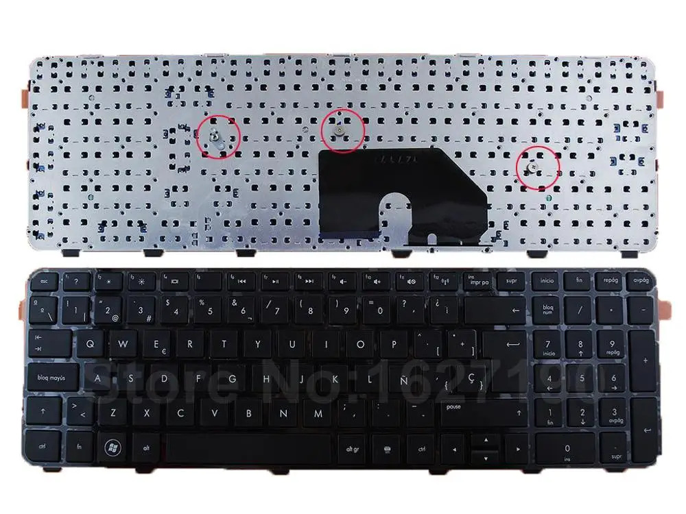 KEYBOARD HP DV6-6000 DV6-6100 DV6-6200 DV6-6B00 DV6-6C00 SERIES NEGRO ESPAÑOL